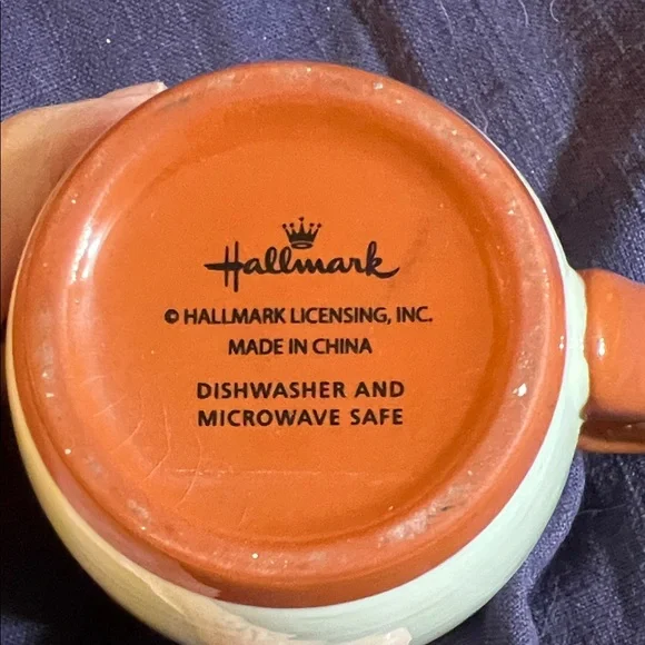 Hallmark Cat Person Mug - Orange and White - Picture 4 of 4